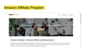 Amazon Affiliate Program
 