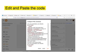 Edit and Paste the code
 