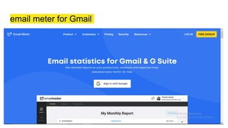 email meter for Gmail
 