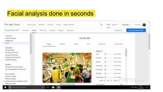 Facial analysis done in seconds
 