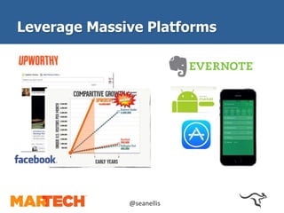 Leverage Massive Platforms 
@seanellis 
 