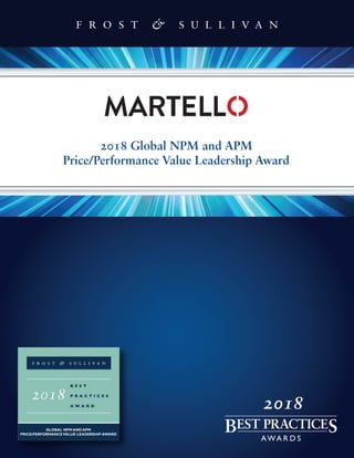 2018 Global NPM and APM
Price/Performance Value Leadership Award
2018
 
