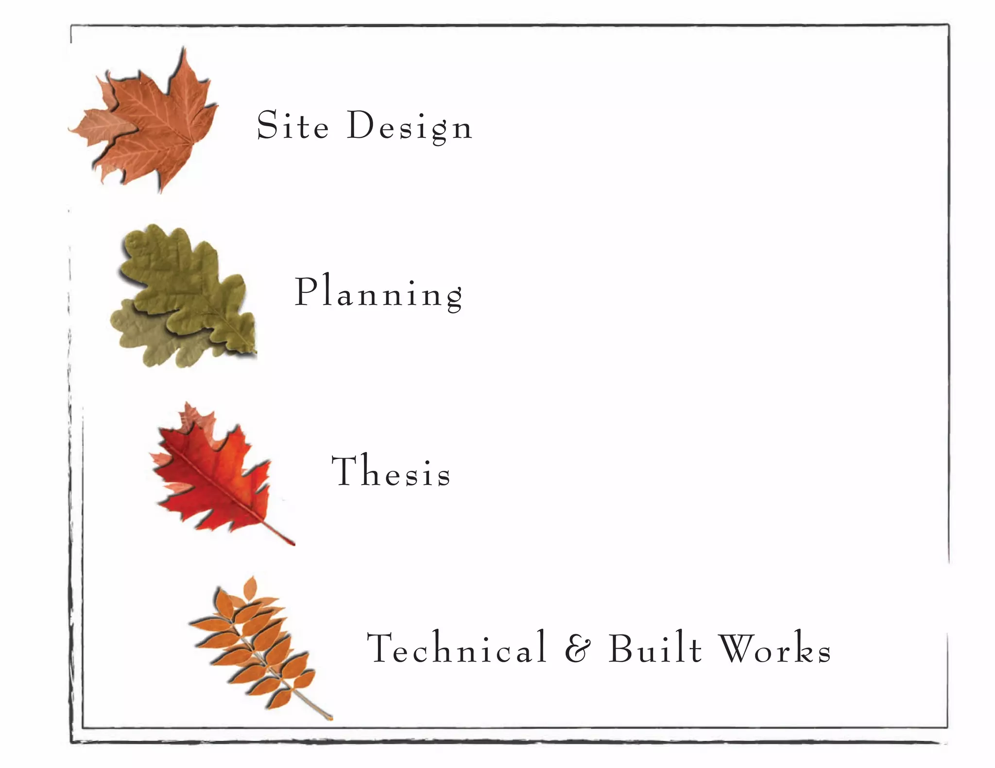 Site Design


 Planning



   Thesis



     Technical & Built Works
 