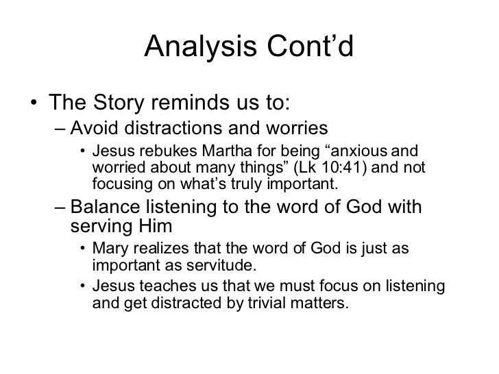 Martha And Mary (With Readable Font)