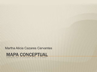 Martha Alicia Cazares Cervantes

MAPA CONCEPTUAL

 