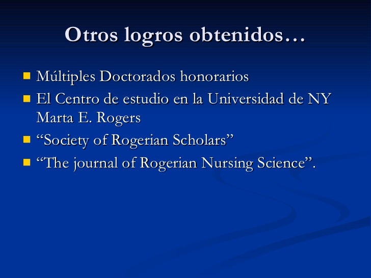 Martha Rogers Presentation