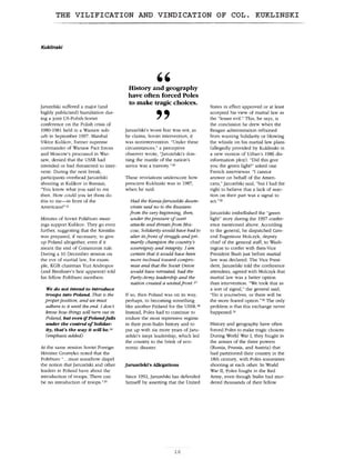 The Vilification and Vindication of Col. Kuklinski
16
 