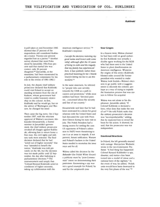 The Vilification and Vindication of Col. Kuklinski
21
 