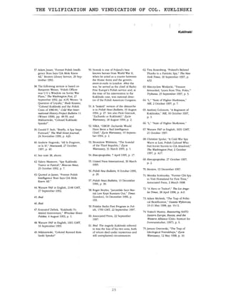 The Vilification and Vindication of Col. Kuklinski
25
 