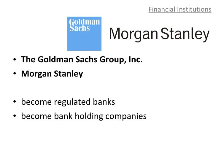 Financial Institutions Ul Li The Goldman Sachs
