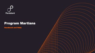 Program Martians
Handbook and FAQs
 