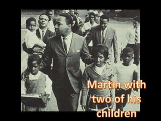 Martin with two of his children