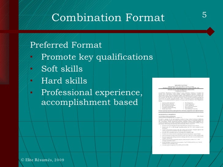 accomplishment based resume