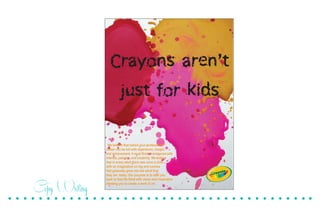 Copy Writing
We believe that before your professional
career can be full with experience, insight,
and achievement, it must first be embraced with
interest, passion, and creativity. We believe
that in every adult there was once a child
with an imagination so big and curious
that gradually grew into the adult that
they are today. Our purpose is to take you
back to that life filled with vision and inspiration
allowing you to create a work of art.
 