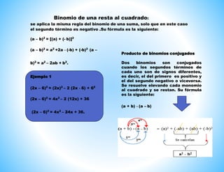 Expresiones algebraicas 