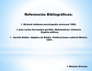 Expresiones algebraicas 