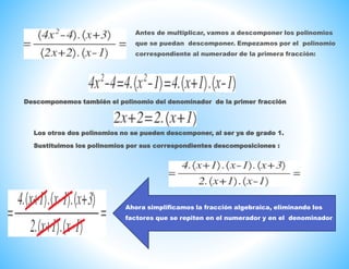 Expresiones algebraicas 