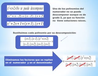 Expresiones algebraicas 