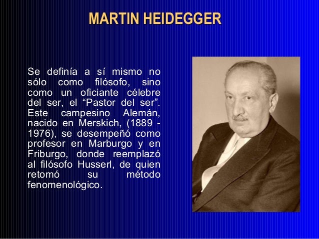 Una Introduccion Al Filosofo Heidegger es.slideshare.net