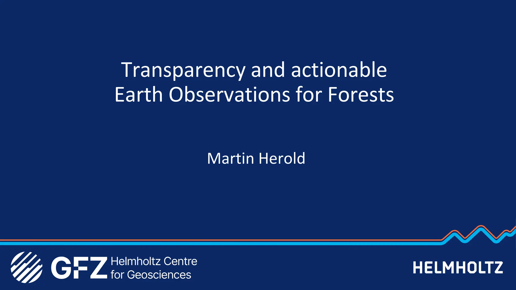 thumbnail of Transparency and actionable Earth Observations for Forests