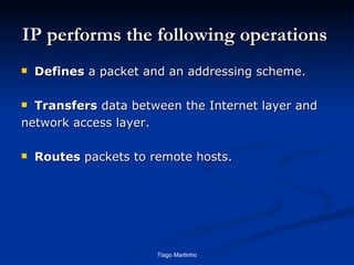 eTwinning - TCP/IP: Internet layer | PPT