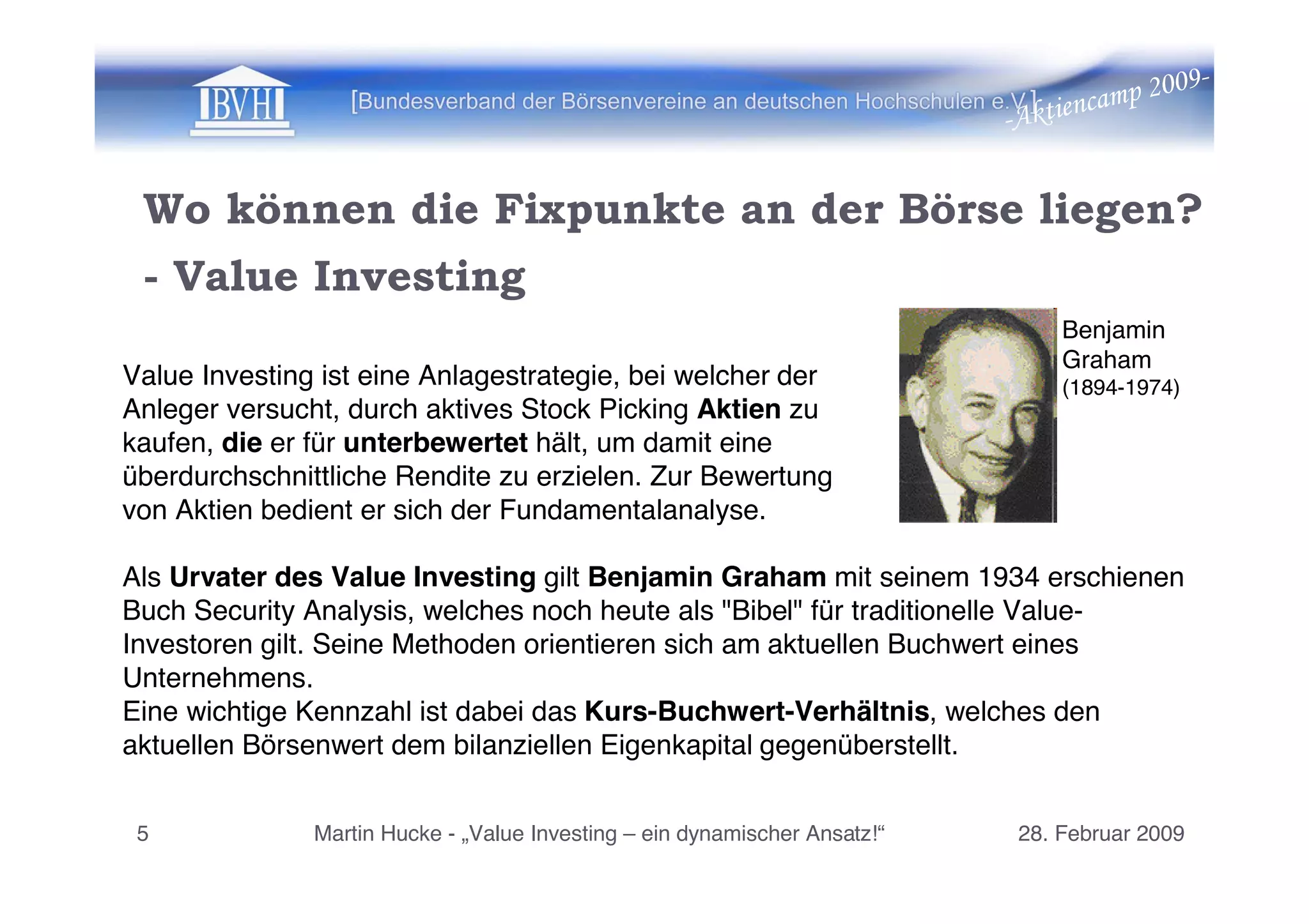 Martin Hucke Value Investing 2. Aktiencamp