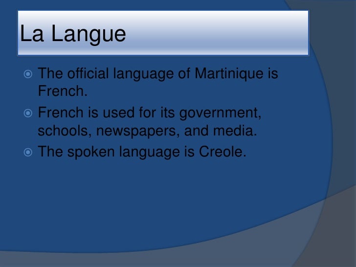 Martinique period 1