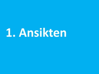 1. Ansikten