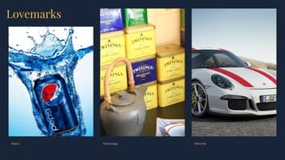 Pepsi Twinnings Porsche
Lovemarks
 