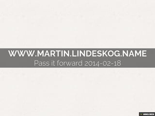 Martin Lindeskog - social media evangelist