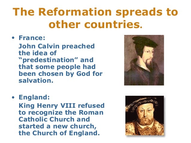 Martin luther John Calvin Predestination