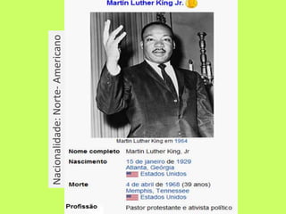 Nacionalidade: Norte- Americano