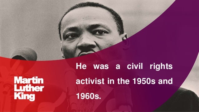 Biography Martin luther king Jr. Presentation