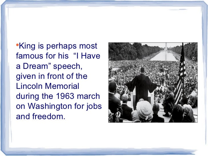 Martin luther king jr.
