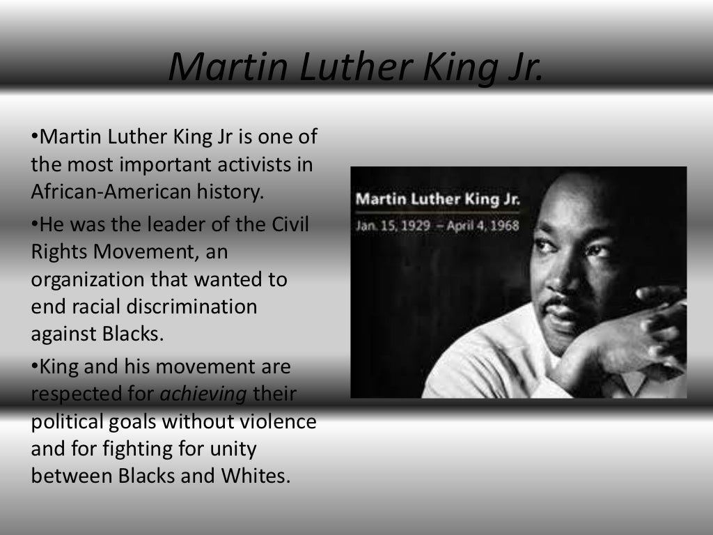 research on martin luther king