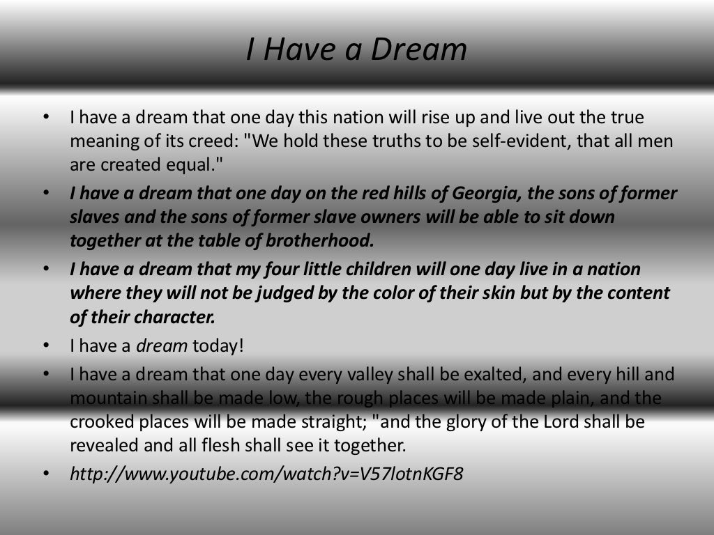 Martin luther king jr presentation