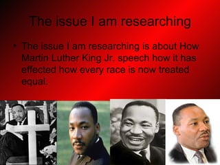 Martin luther king project | PPT