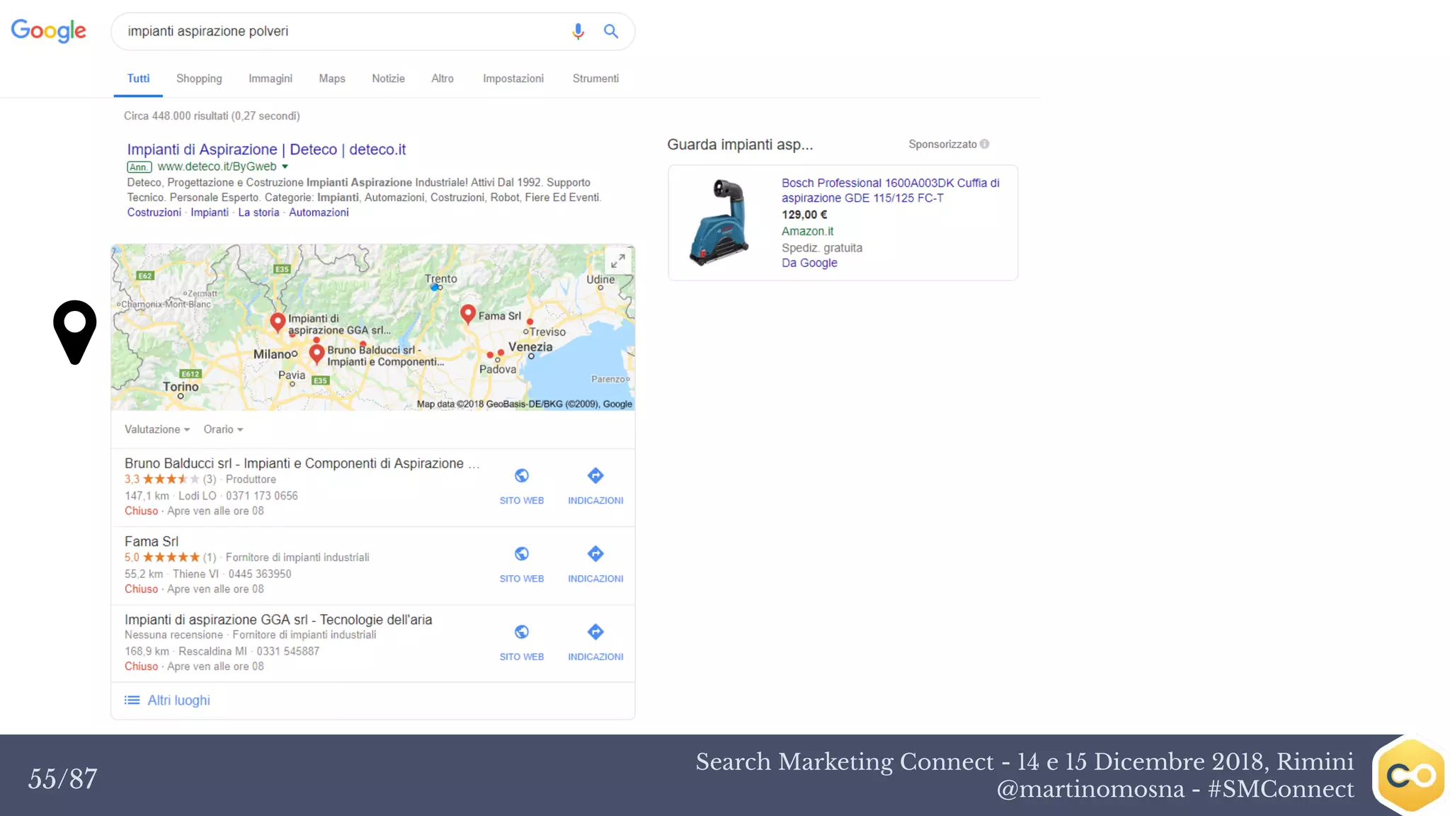 Search Marketing Connect - 14 e 15 Dicembre 2018, Rimini
@martinomosna - #SMConnect55/87
 
