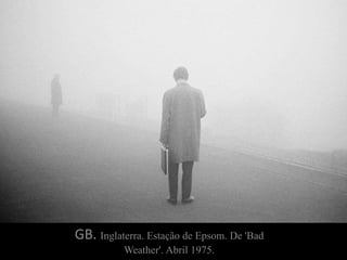 GB. Inglaterra. Estação de Epsom. De 'Bad
Weather'. Abril 1975.
 