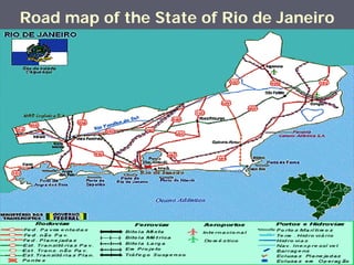 Road map of the State of Rio de Janeiro
 