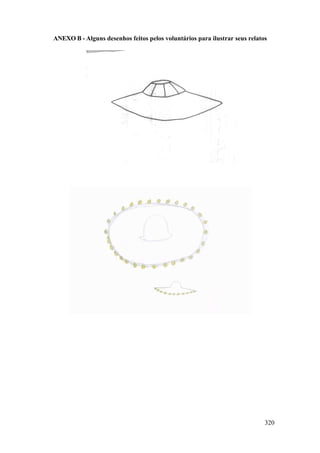 ANEXO B - Alguns desenhos feitos pelos voluntáriosAlguns desenhos feitos pelos voluntários para ilustrar seus relatos
320
para ilustrar seus relatos
 