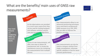 GSA GNSS Raw Measurements Task Force | PDF