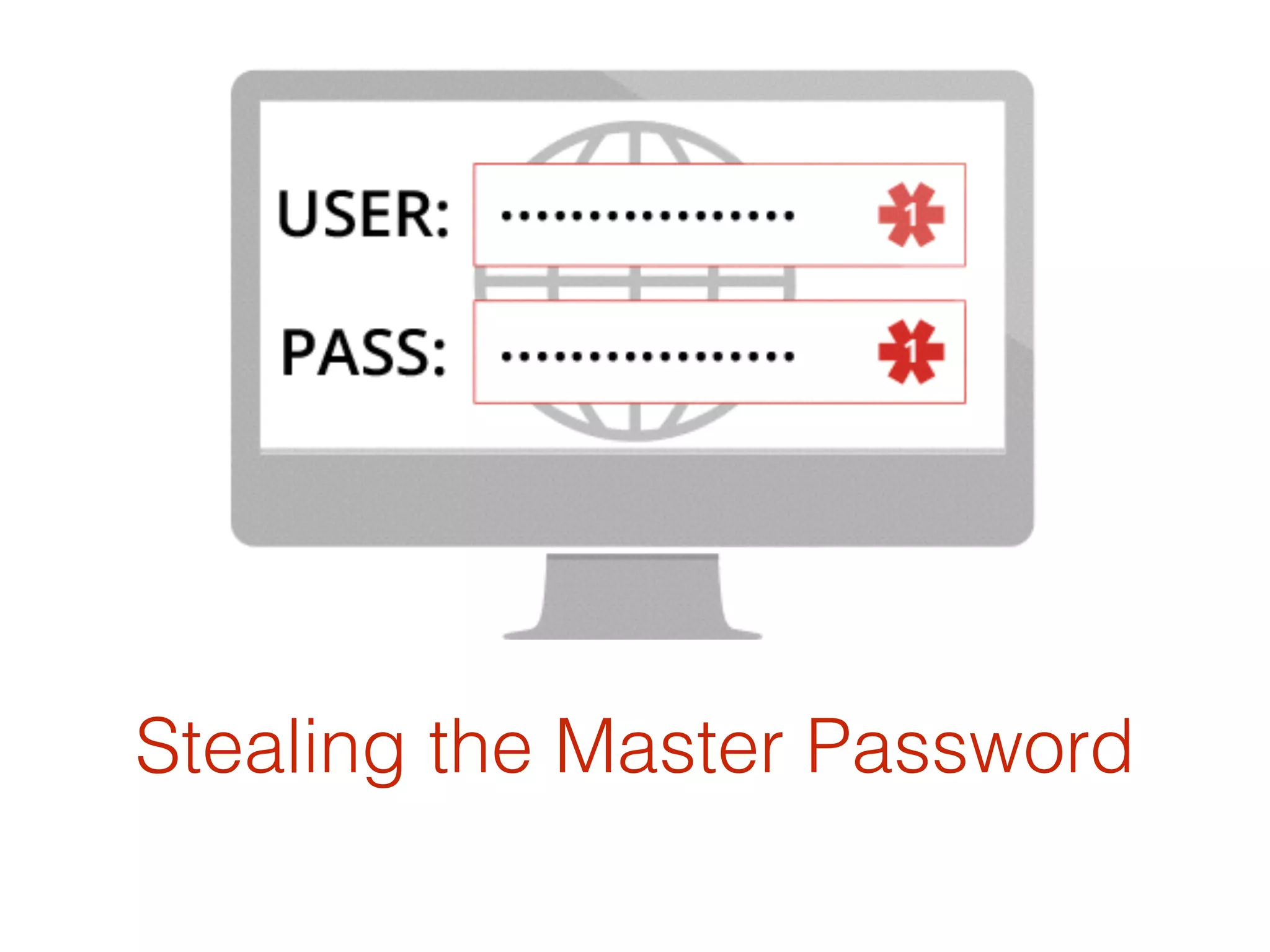Stealing the Master Password
 