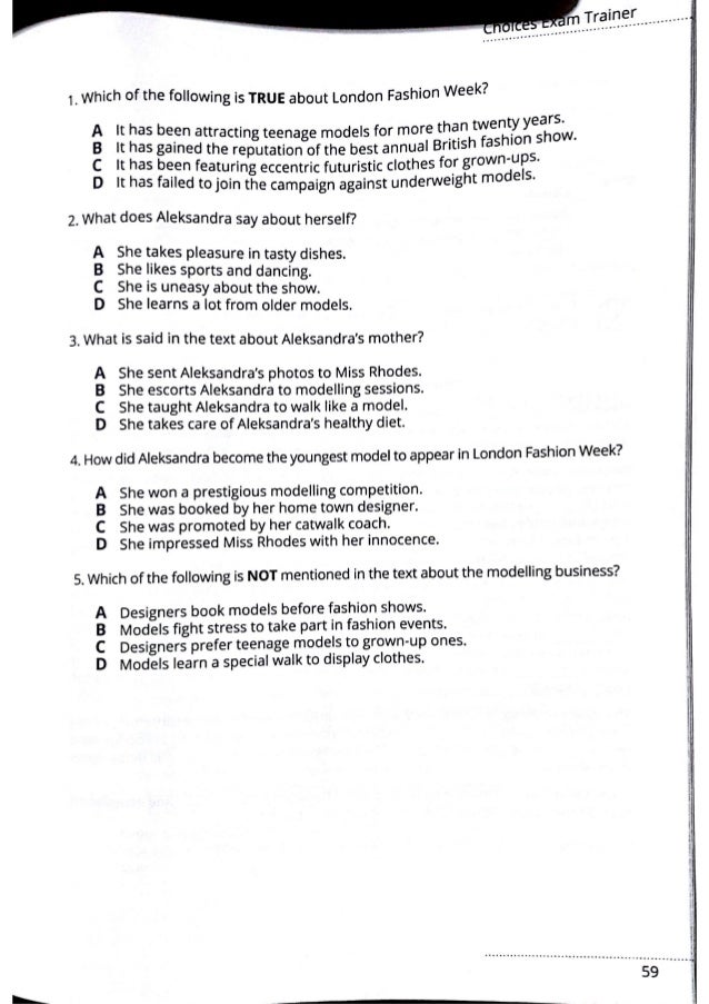 Martinyuk A P Nabokova I Yu Ta In Choices Exam Trainer