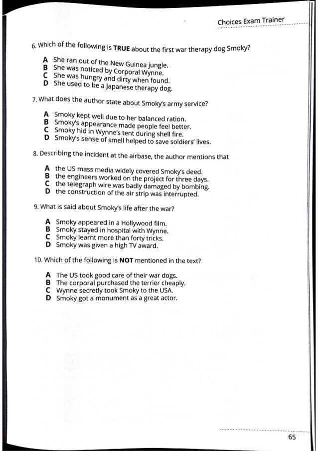 Martinyuk A P Nabokova I Yu Ta In Choices Exam Trainer