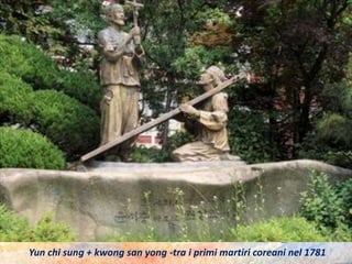 Yun chi sung + kwong san yong -tra i primi martiri coreani nel 1781
 