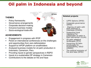Forests, Trees and Agroforestry