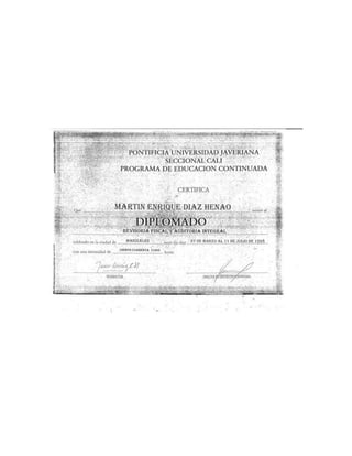 MartíN DíAz    Con Anexos 2010