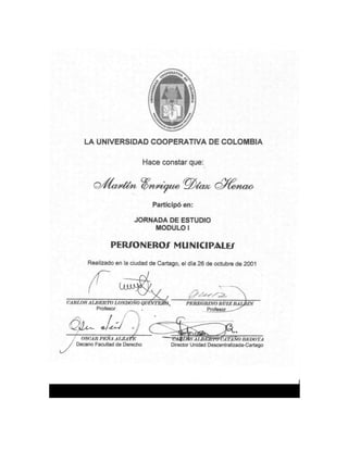 MartíN DíAz    Con Anexos 2010