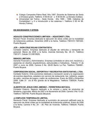 MartíN DíAz    Con Anexos 2010